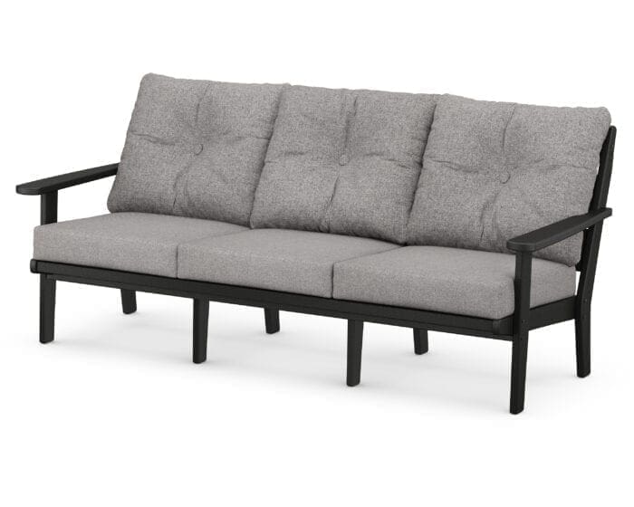 Lakeside Sofa in Black / Grey Mist