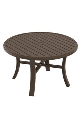 Banchetto 42" Rd x 24"H. Chat Umbrella Table