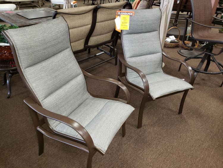 Shoreline Padded Sling Dining Chair
