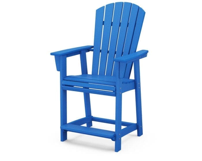 Nautical Curveback Adirondack Counter Chair- Vibrant