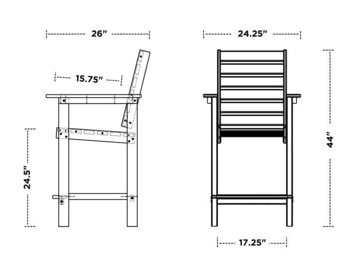 Captain Counter Chair - Image 4