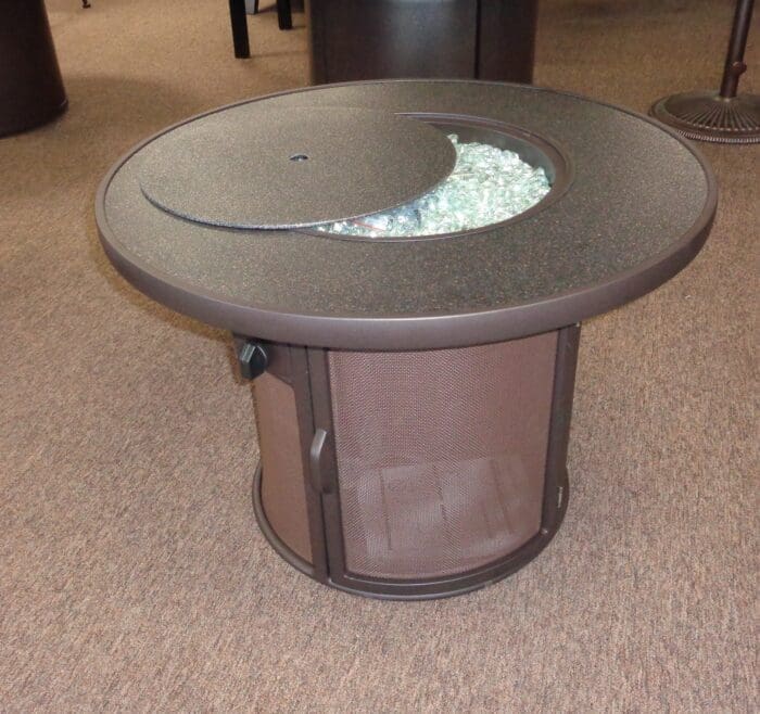 Brown Stonefire 32" Rd Firepit Table - Image 2