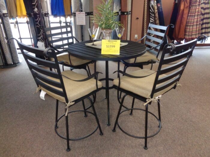 Closeout Item- 5 Pc. Counter Height Set