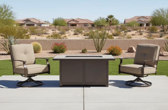Capri 30" x 50" Rect. Fire Pit Table