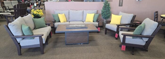 Polywood Chippendale 4 Pc Seating Set