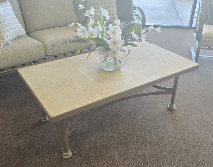 28" x 50" Fresco Porcelain Rect. Coffee Table